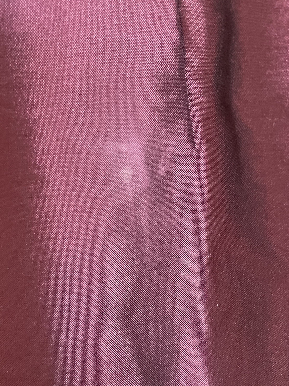 Vtg 1990s Catherine Regehr Dress Burgundy Silk Taffeta Evening Formal Dress Sz S