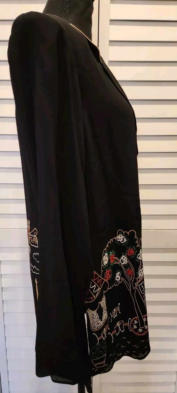 Vintage 80’s PLATINUM Dorothy Schoelen Moulin Rouge Jacket/Top SZ M