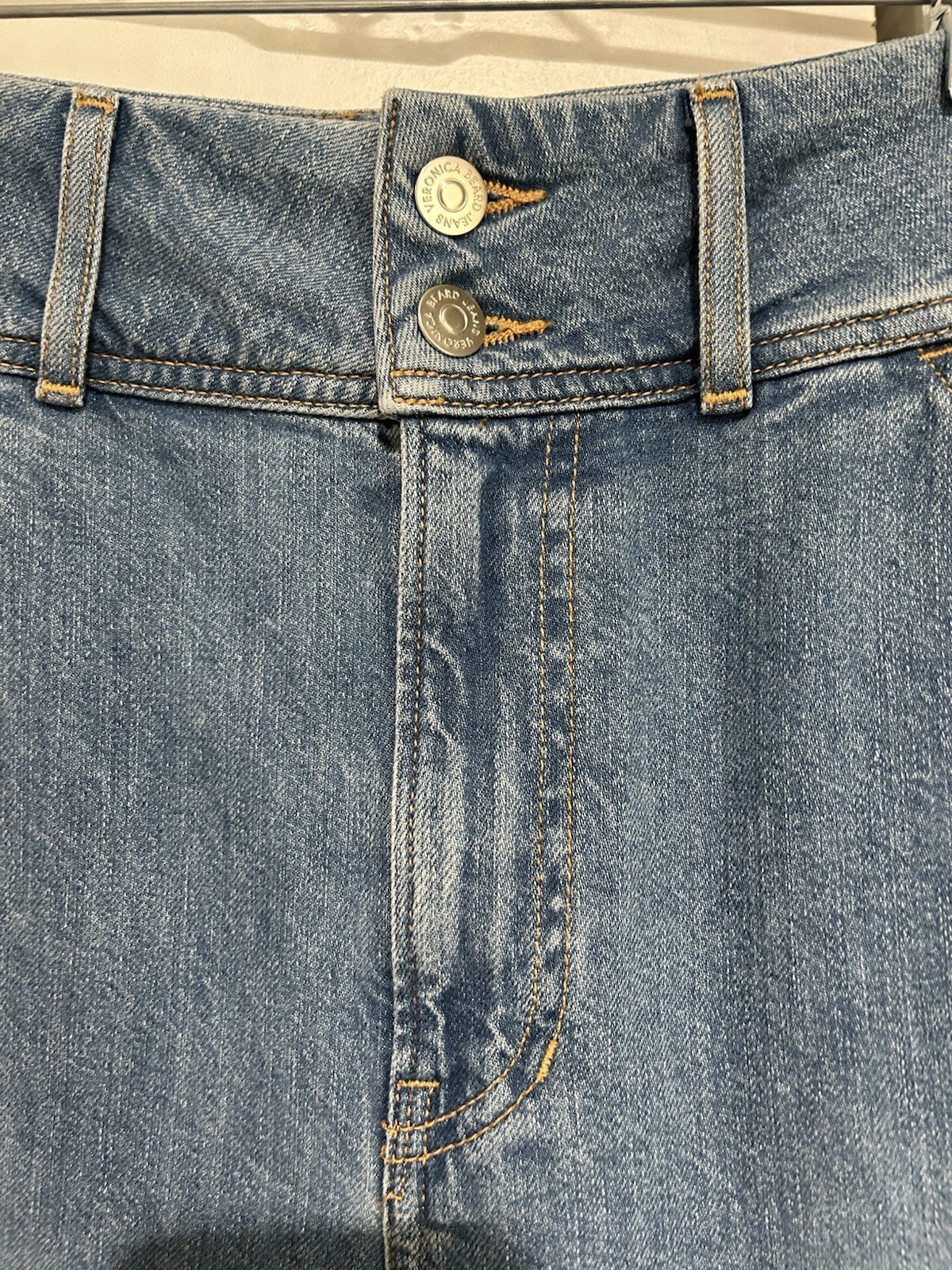 Veronica Beard Jeans Belisa Wide Leg High Rise Cargo Pants Size 27