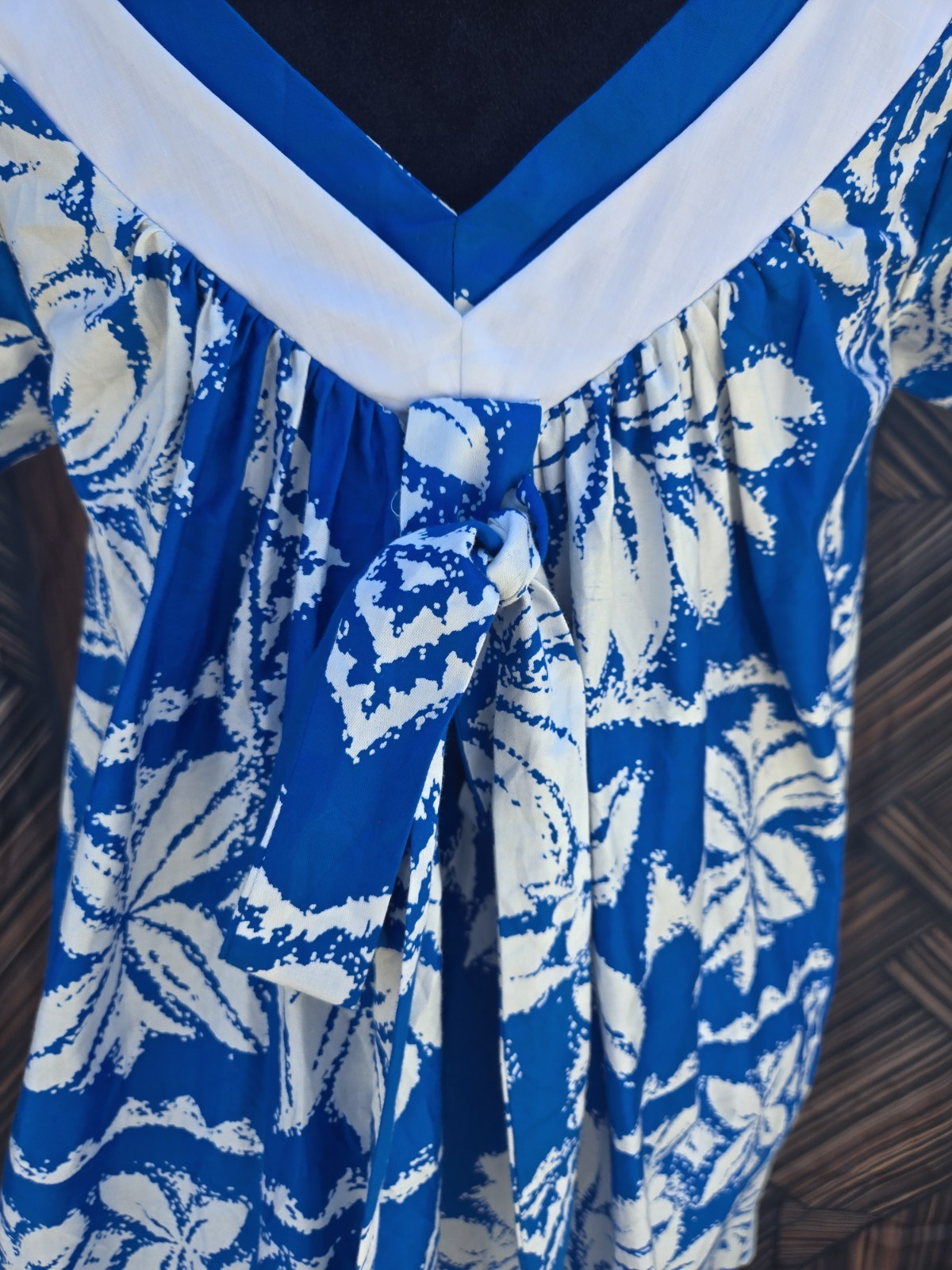 Vintage Waltah Clarke’s Hawaiian Muu Muu Aloha Dress w6031
