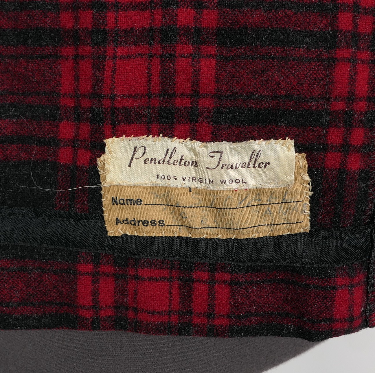 VTG Pendleton Traveller Buffalo Plaid Virgin Wool Shirt Jacket S/M True ’50s VTG