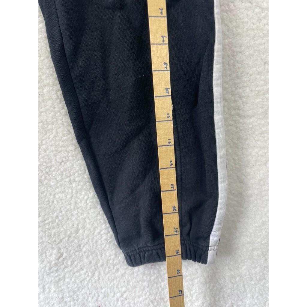 MSGM Side Logo Tape Jogger Sweatpants Womens Size S Black Track Pants Casual