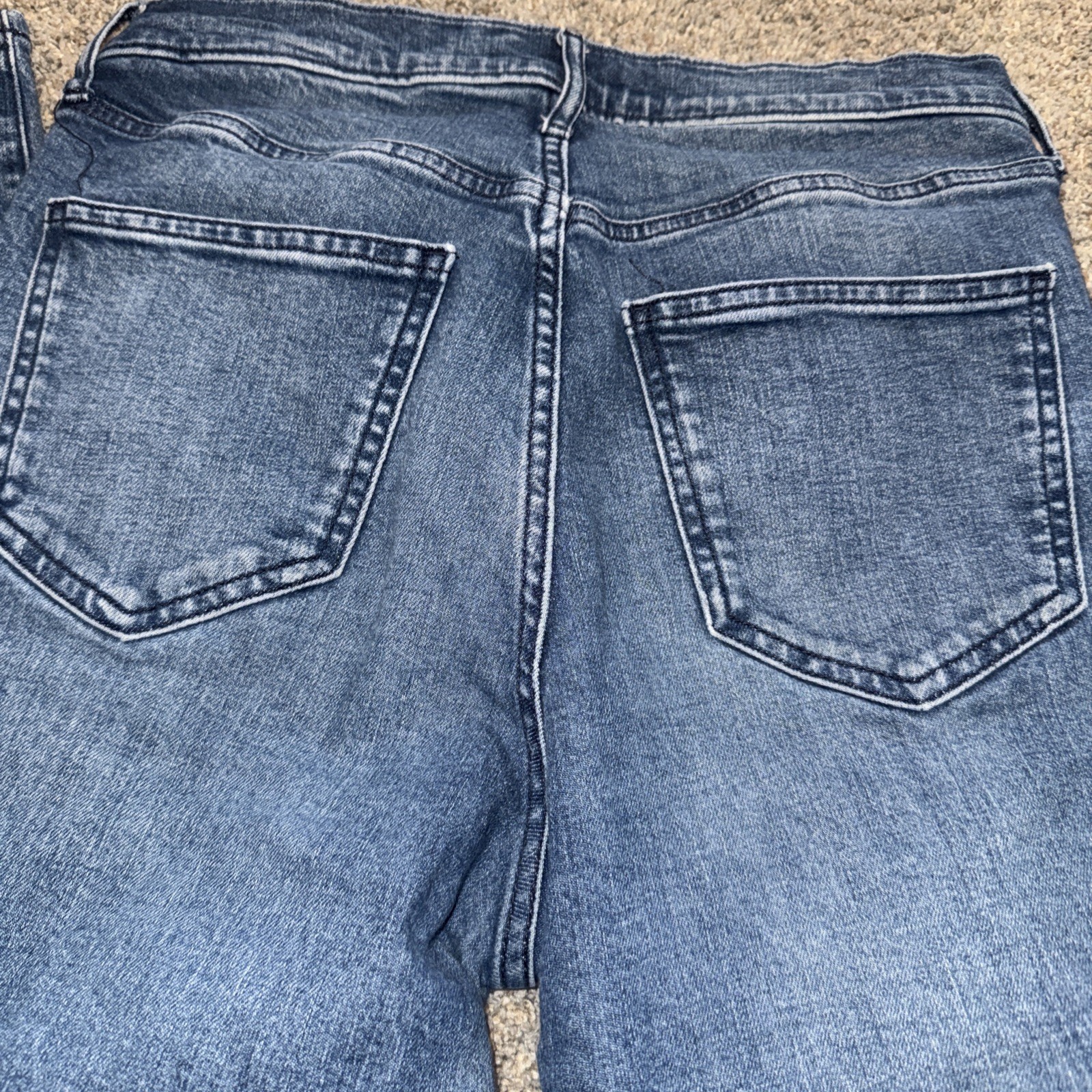 GAP Vintage Slim High Rise Jeans Medium Wash Size 8/29 Long Stretch