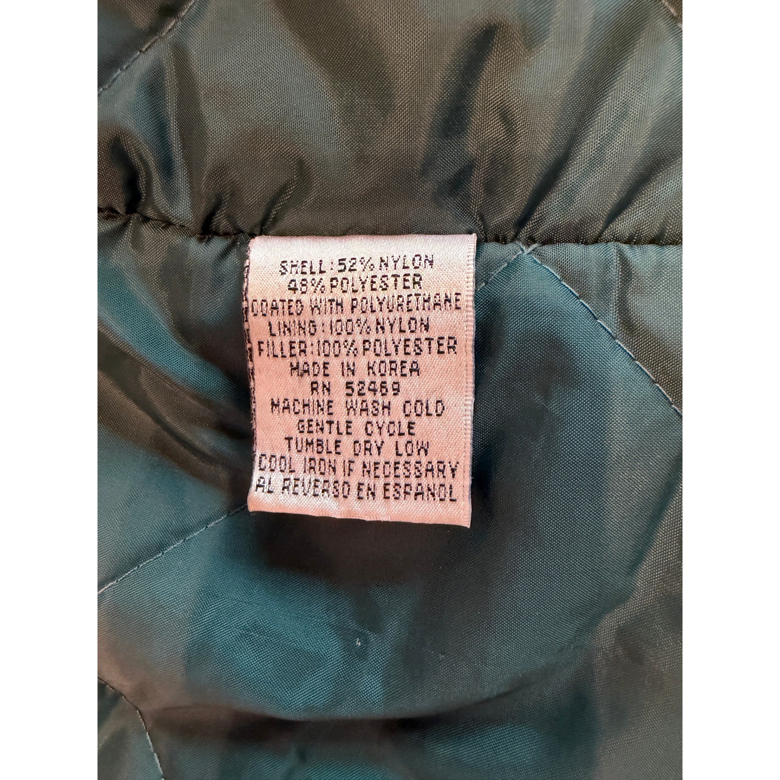 Kristin Paige Sportswear Vintage 90s Iridescent Parka Jacket Green Purple Small