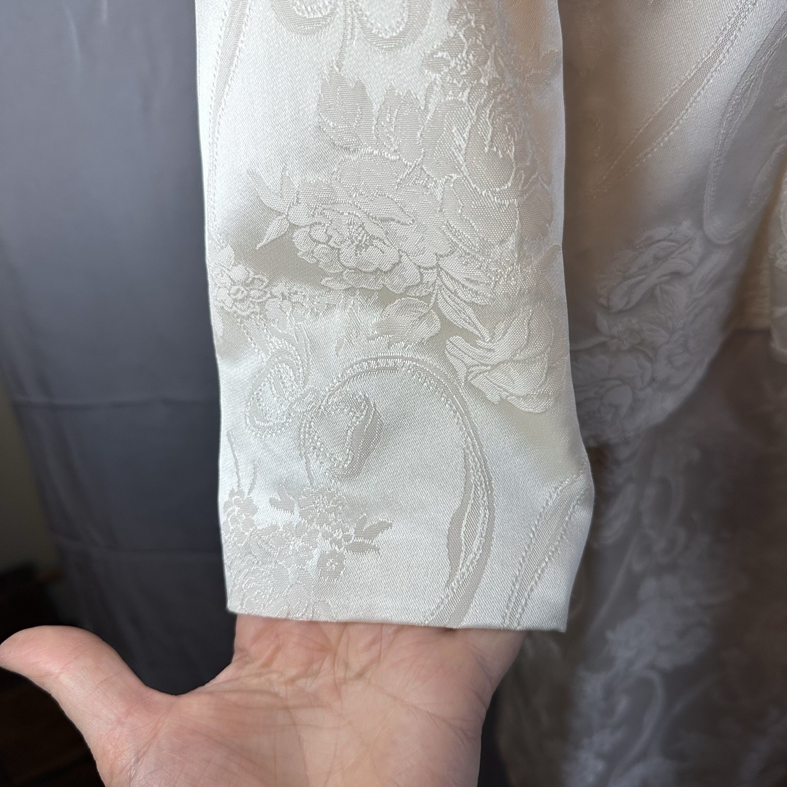 Vtg Jessica McClintock Ivory Lace Skirt Suit 2pc Gunne Sax Style Bridal Size 10