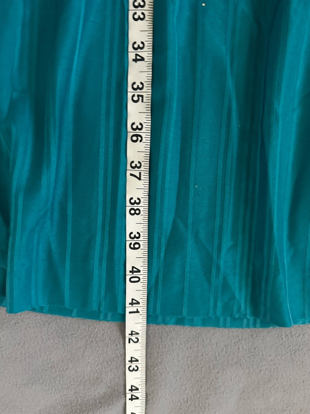 VINTAGE 70s Sears Dress Sz 12P Sears 3/4 Sleeve Elastic waist Belted Secretary