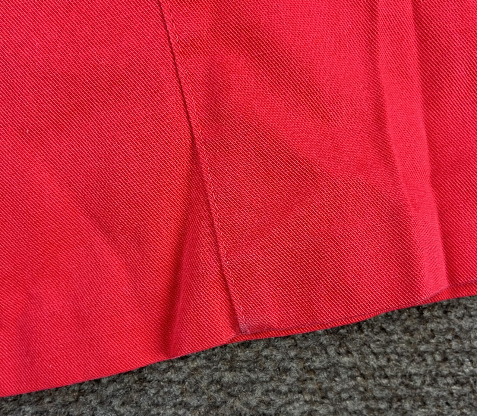 Vintage 80s High Waist Red Culottes Shorts Julia Lauren *AS IS*