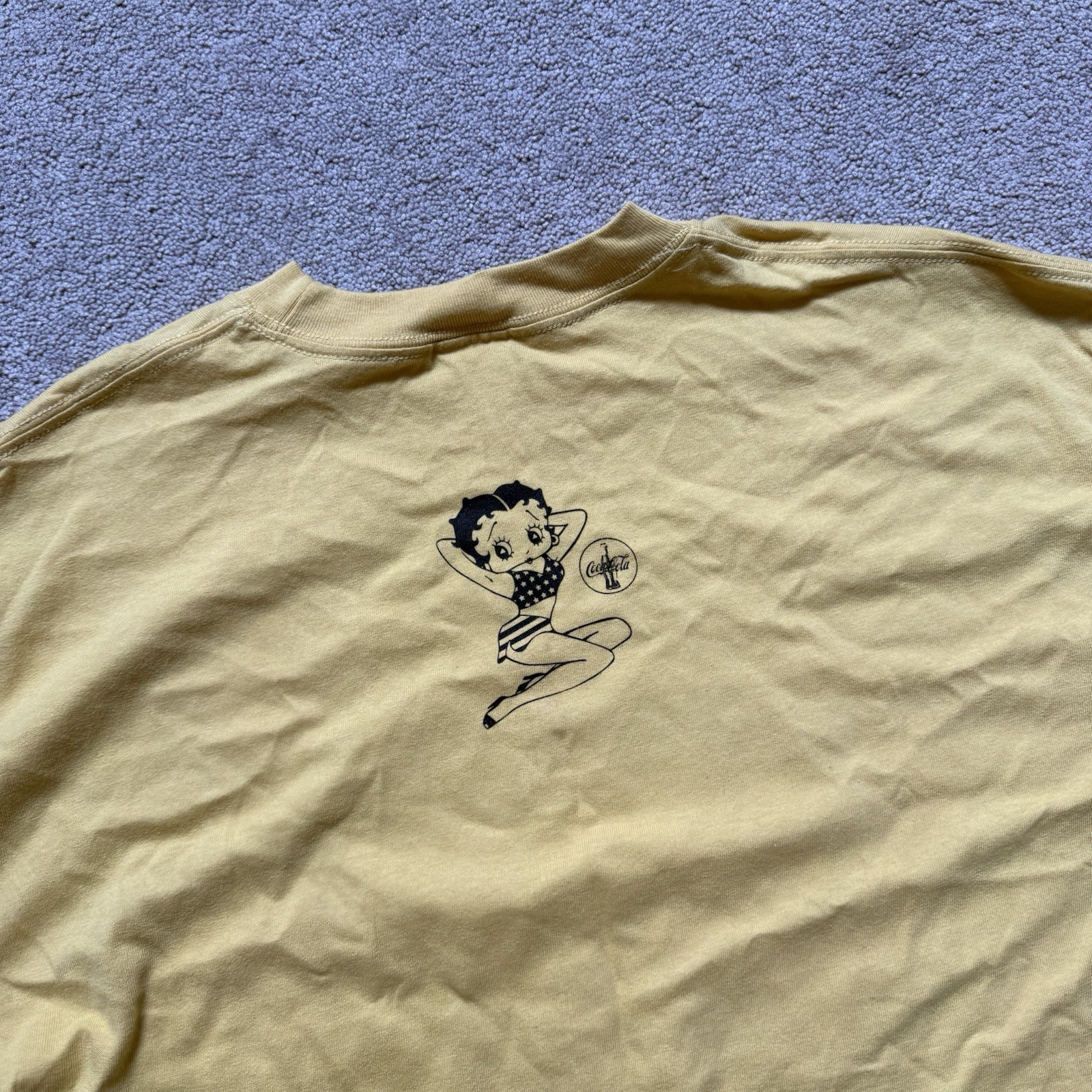 Vintage BETTY BOOP Coke Promo T-Shirt Size XL