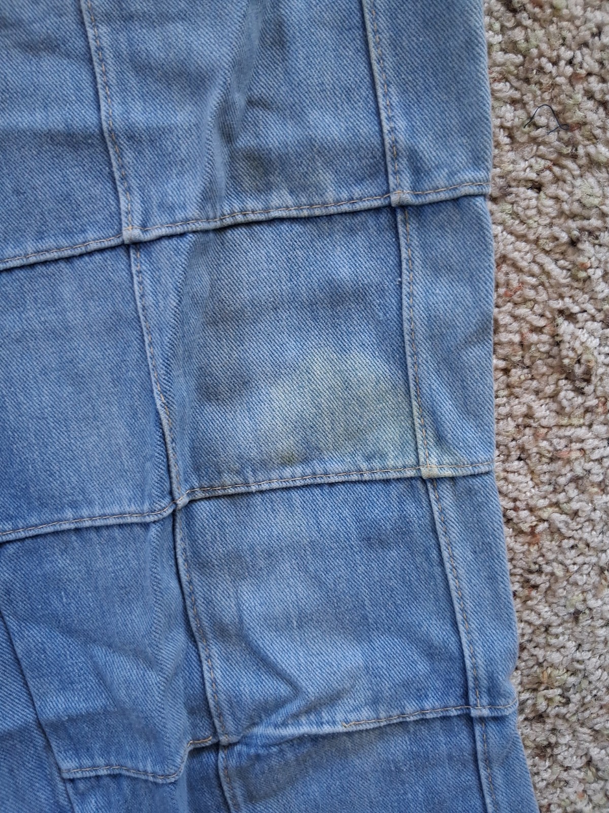 Vintage Brittania Sportswear Patchwork Bell Bottom Jeans Approx: 27×34 70’s