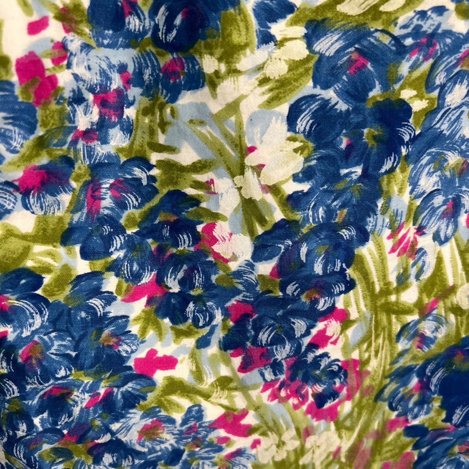 60s McMullen Greenbrier Shift Dress Floral Sleeveless Knee Length Mod VTG 18