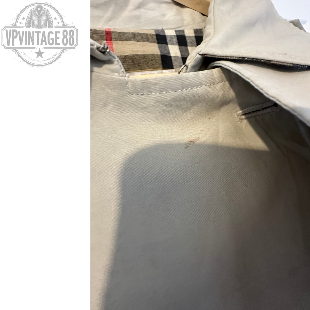 Vintage Burberry Prorsum Beige Belted Women’s Nova Check Trench Coat Size S/M