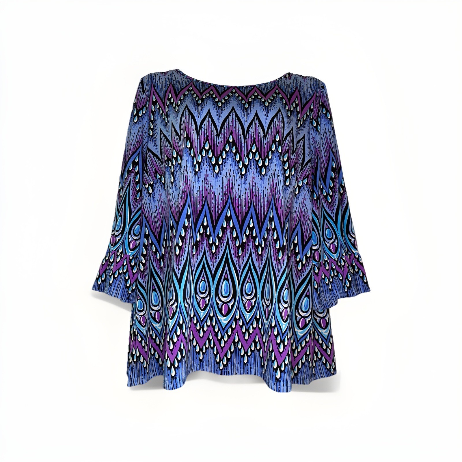 Bob Mackie Blouse Top~XL~Celeb Star Designer~Wearable Art~MCM~VTG~Free Shipping!