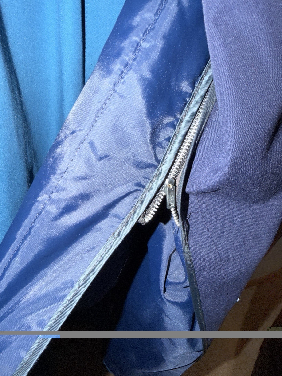 London Fog Women’s Vintage Blue Trench Coat 1990s Size 10 Regular vintage