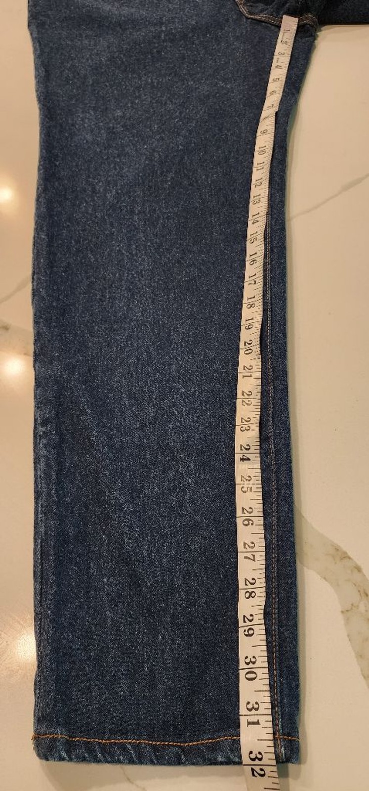 Vintage Levi’s Button Fly High Waist Jeans Made USA 501 Style Selvedge Denim 24