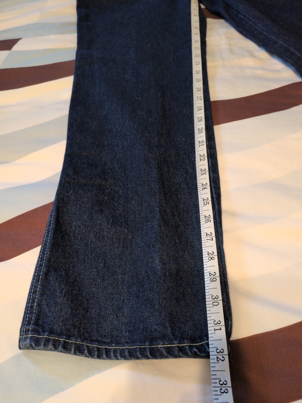 Vintage Chic Jeans Flat Front Women’s High Rise Size 6 Dark Wash Tapered Leg USA