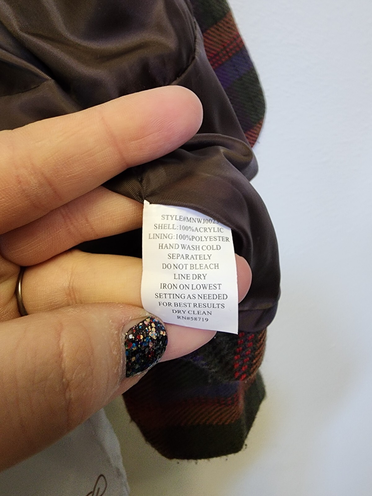 Vintage Notations M Blazer Jacket Plaid Pockets Old Money Academia Granny