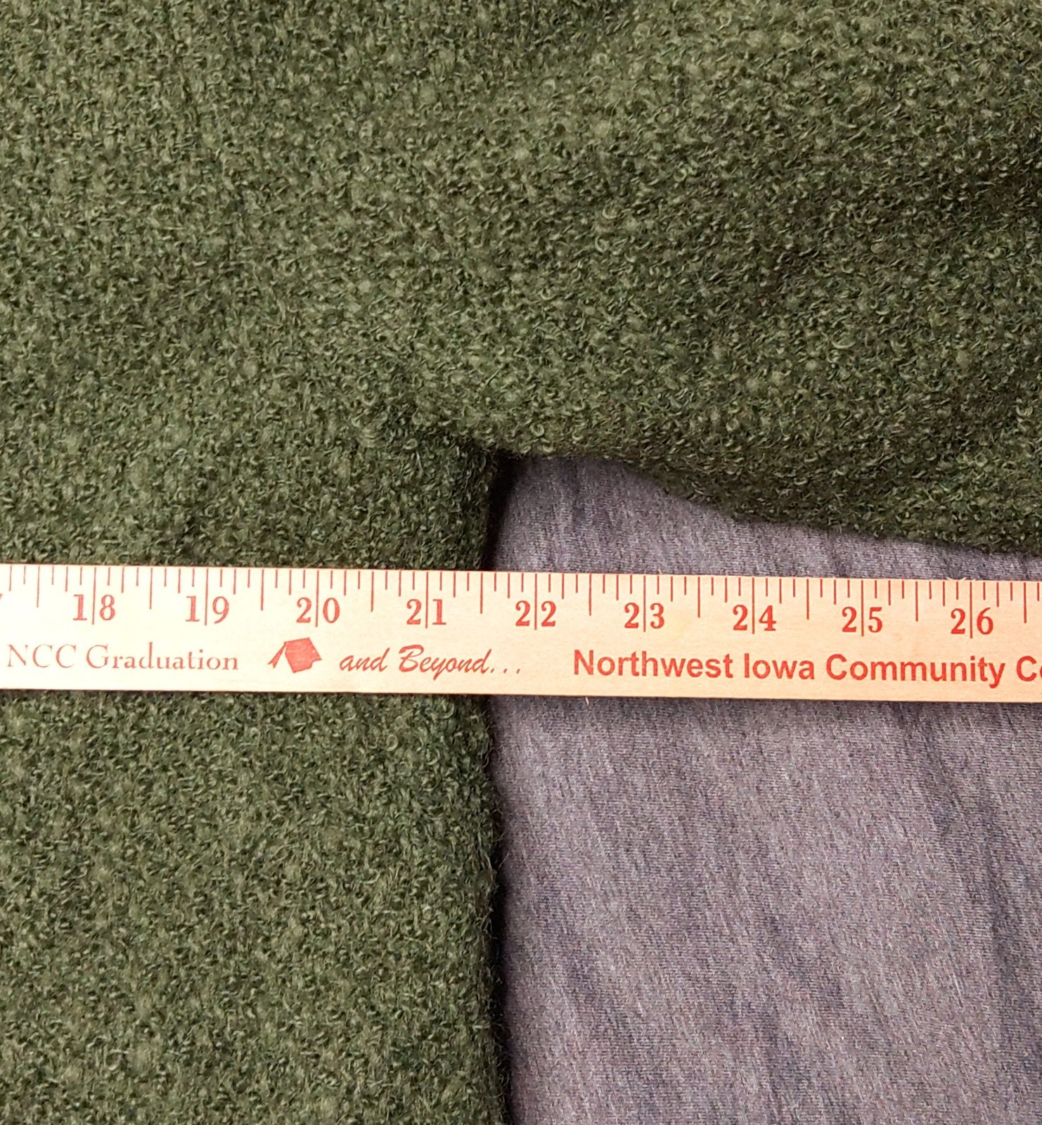 Vintage Midbrooke NY Mink Coat Fur Trim Collar Green Princess Line Mid Century