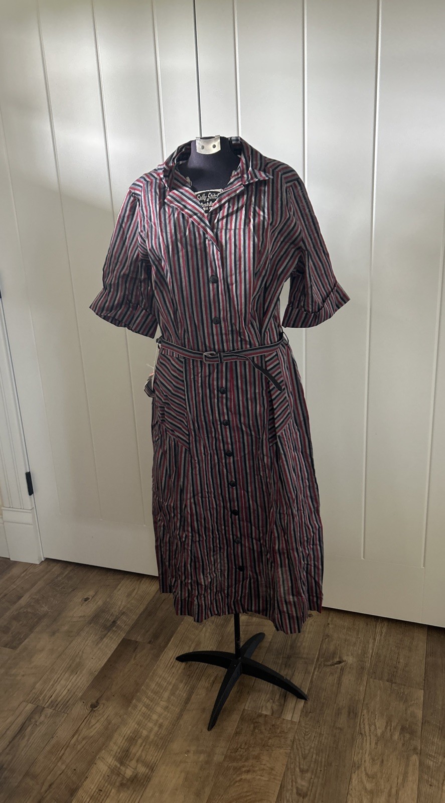 Vintage 1950’s/60’s New With Tags Lynda Lou Cotton House Dress Size 22