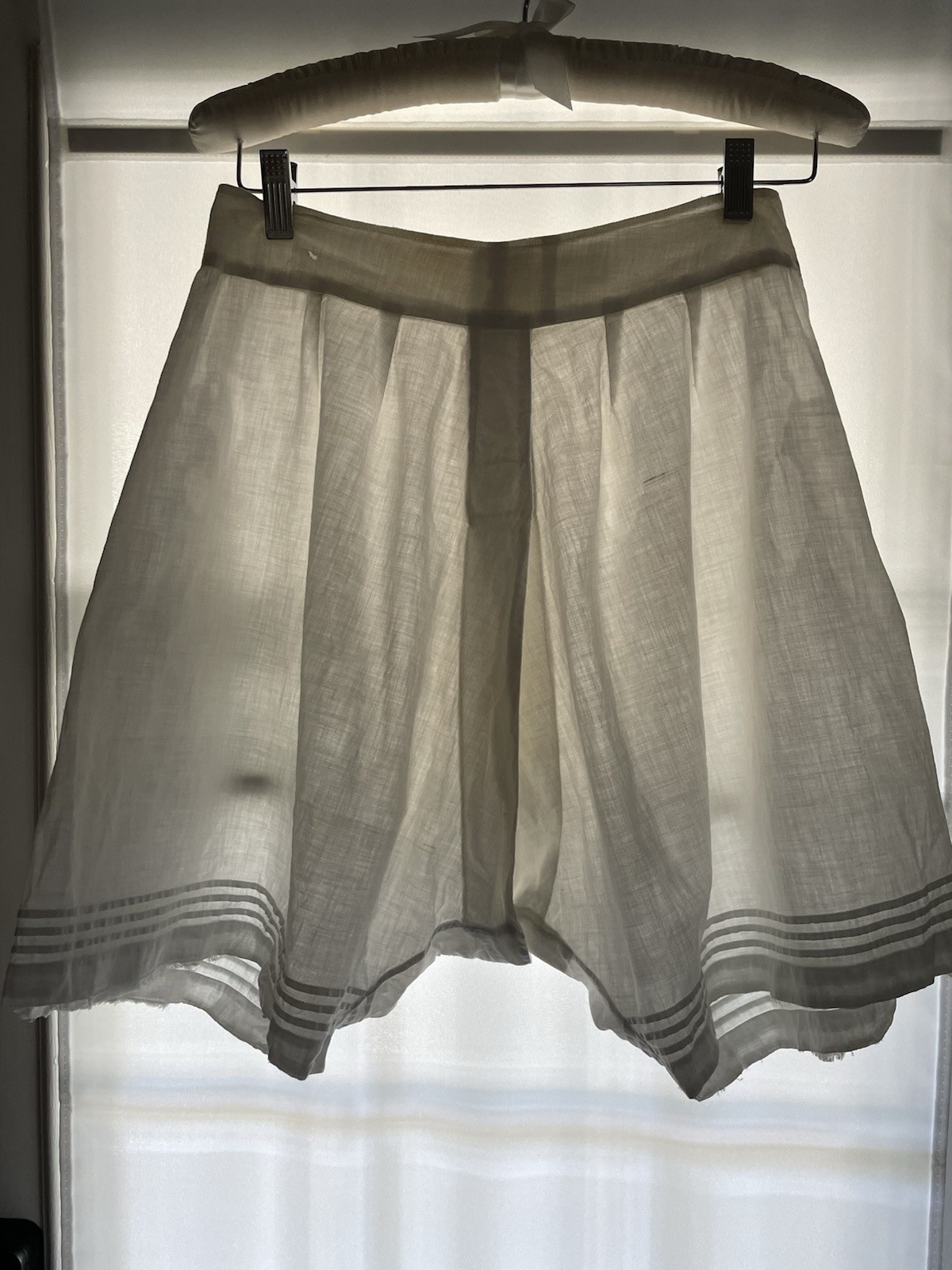 Rare Antique Split Bloomers Victorian Edwardian Undergarments Late 1890s Size S