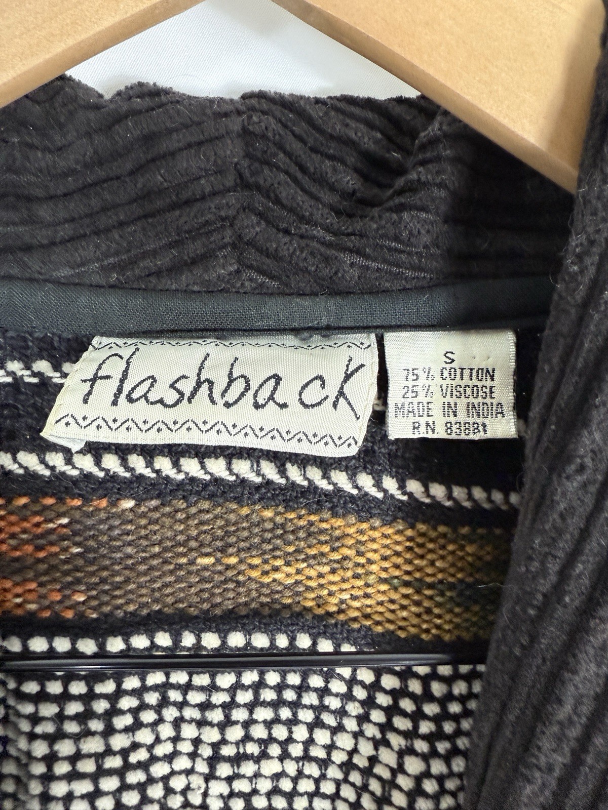 Vintage Flashback Tapestry Western Boho Jacket Blazer Women’s Small
