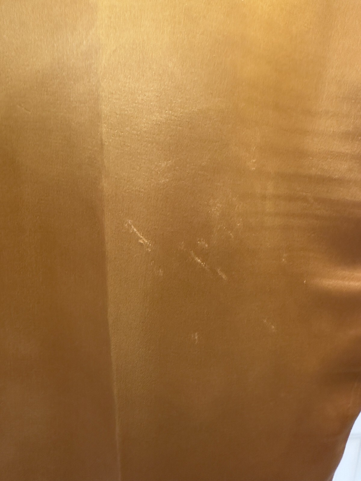 1980’s Acetate Metallic Gold Skirt with Button Corset, Vintage Clothing