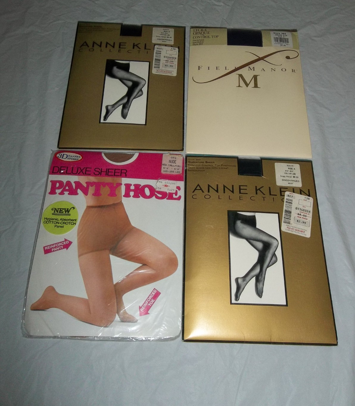 Lot of 4 Pair of Pantyhose~Please read full description for size and colors!