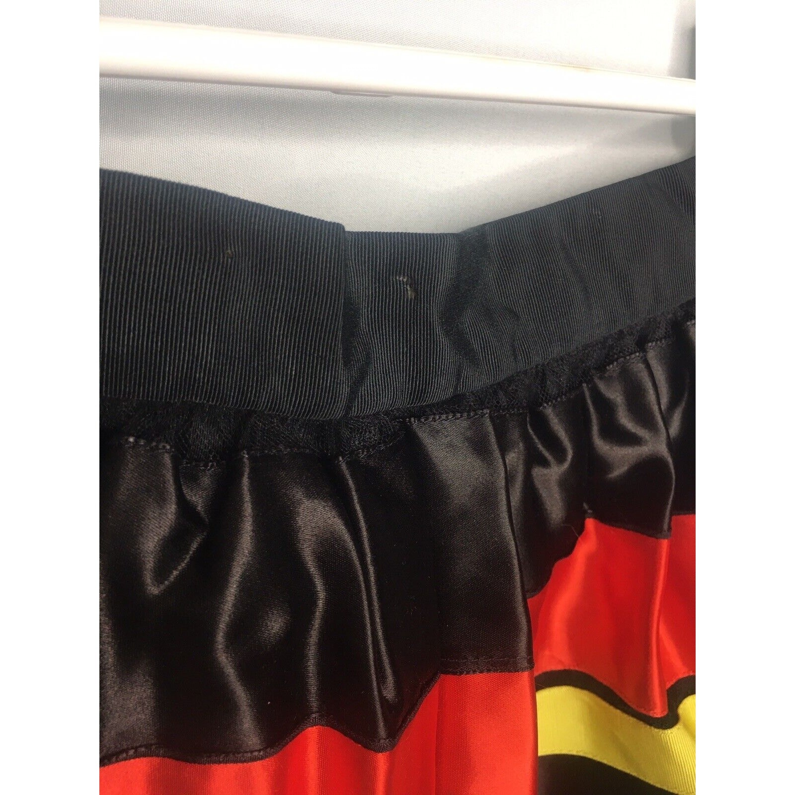 Ribbon Skirt Tiered Satin Lace Grosgrain Size XS Miss Pat Patsi Vintage