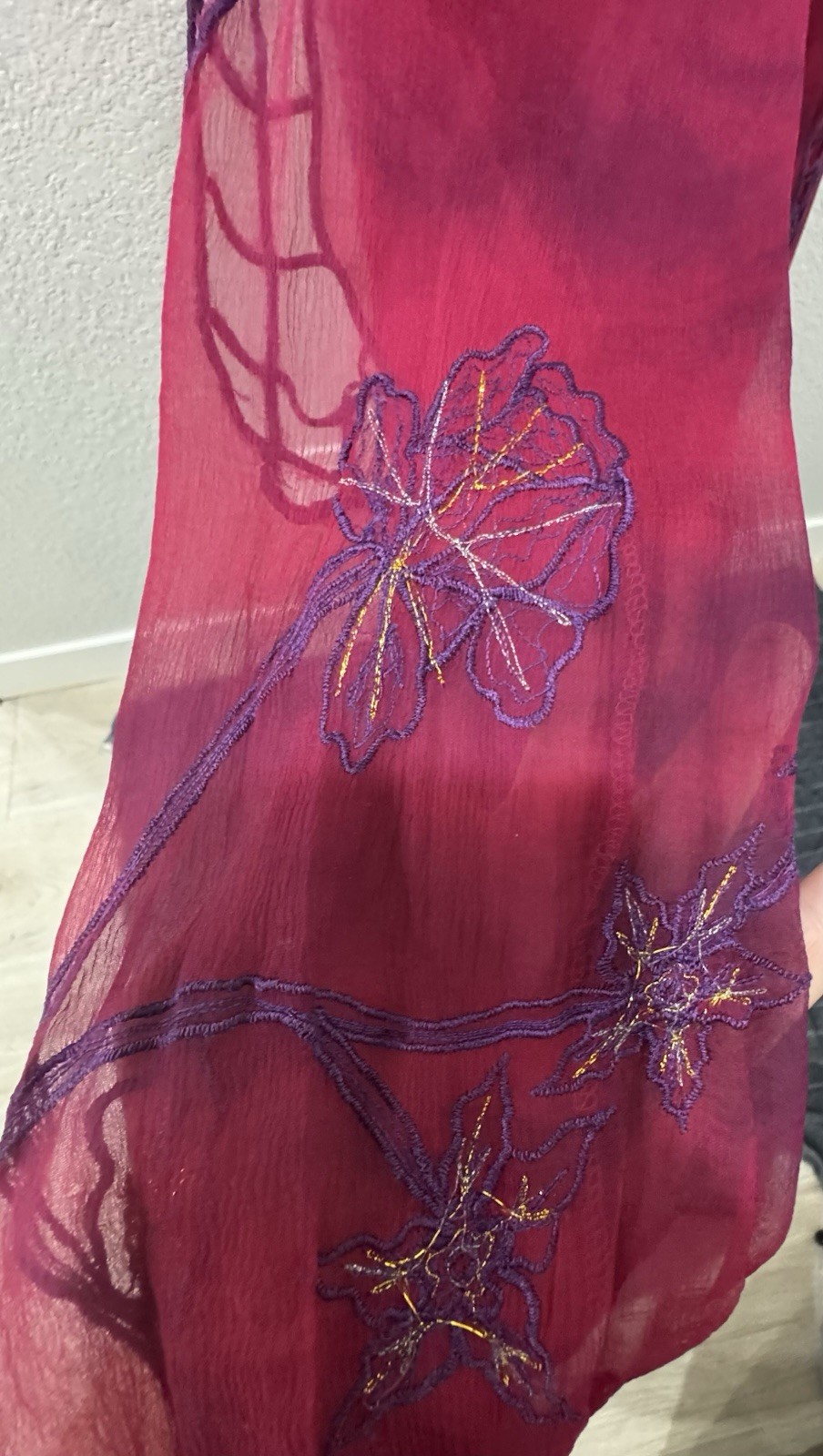 Nataya Victorian Titanic Tea Party Embroidered Mesh Dress Pink Rayon XL
