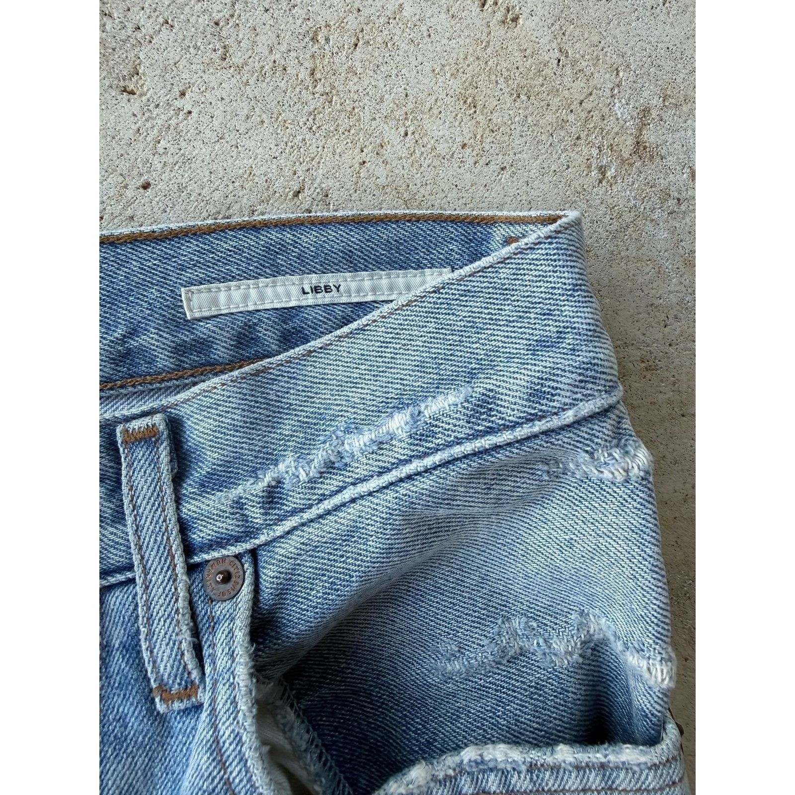Citizens of Humanity Libby Premium Vintage Flare Jeans 24 Light Wash Made in USA