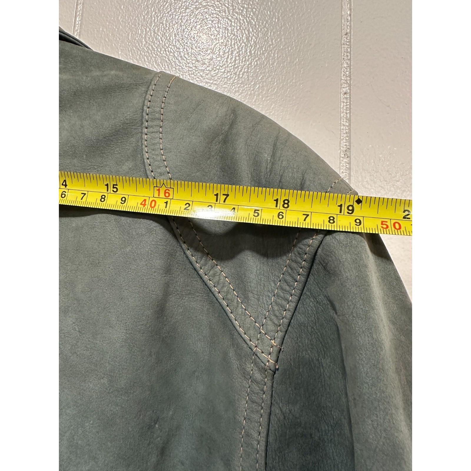 Vintage Lloyd Elliot Country Club Leather Jacket Green Womens M
