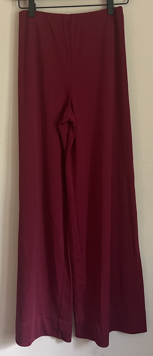 Vintage Pant Set 60s 70s Mod Hippie Small 4 6 Tunic Wide Leg Joshua Tree