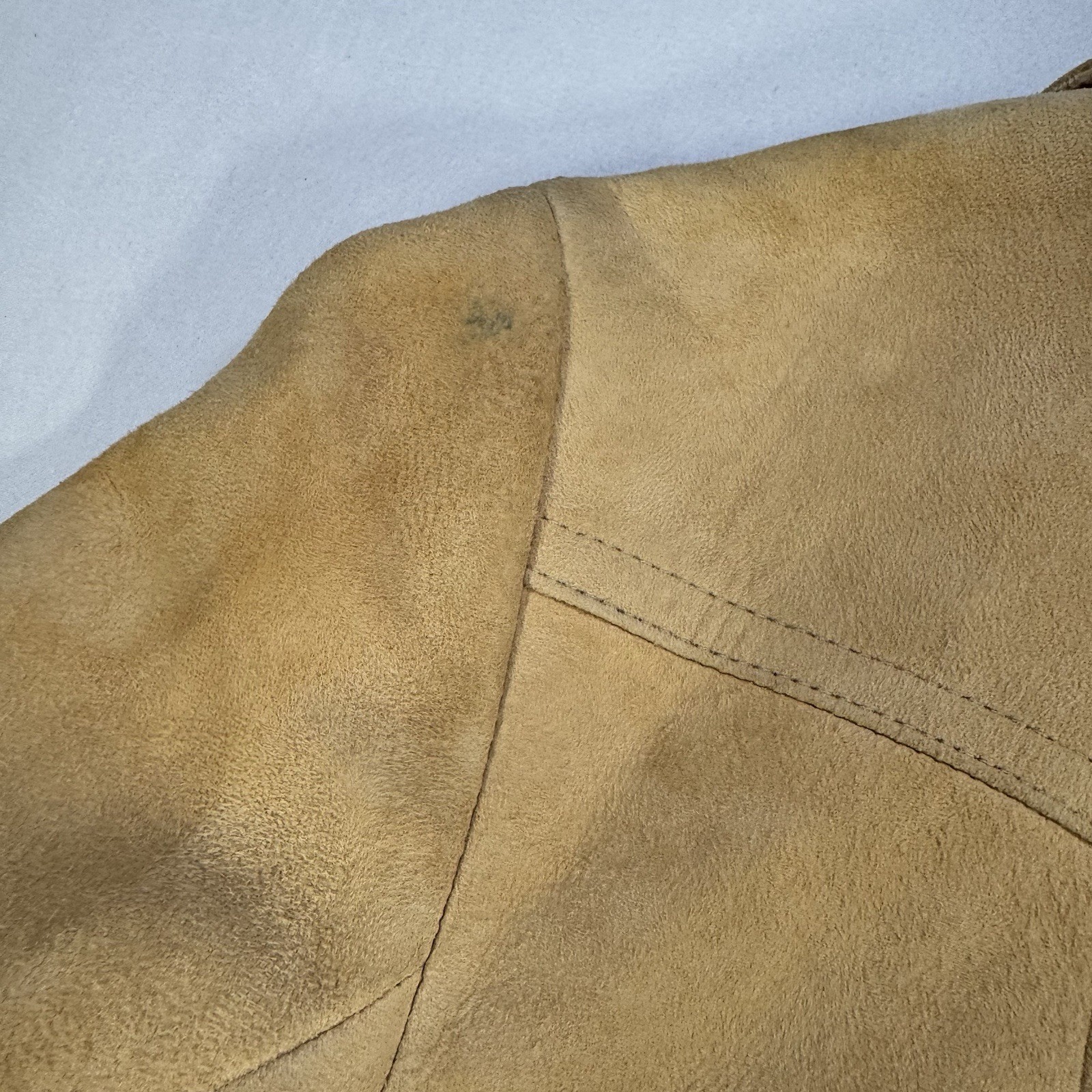 1970s Vintage New England Sportswear Co Suede Jacket Women’s 10 USA Tan
