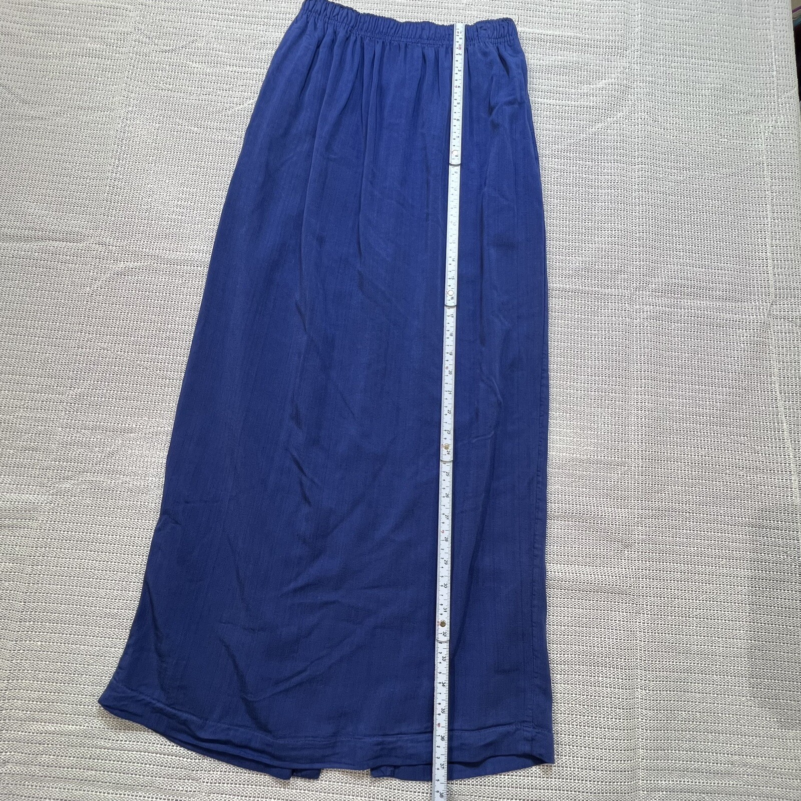 Vintage Women’s Action GEAR Sportswear 90’s Blue Maxi Dress With Pockets Size M