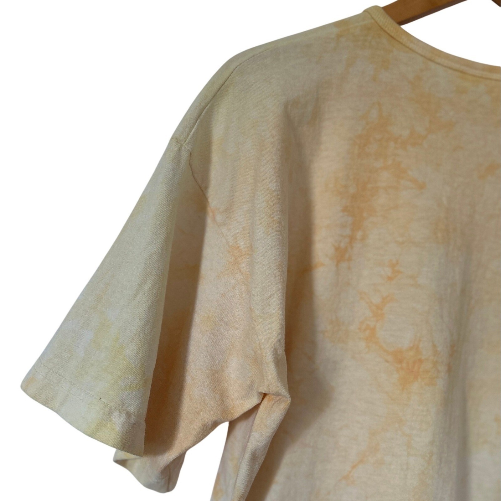 Vintage 90s Cowboy Boots Western T Shirt M Cotton Glitter Puff Paint Lynée USA