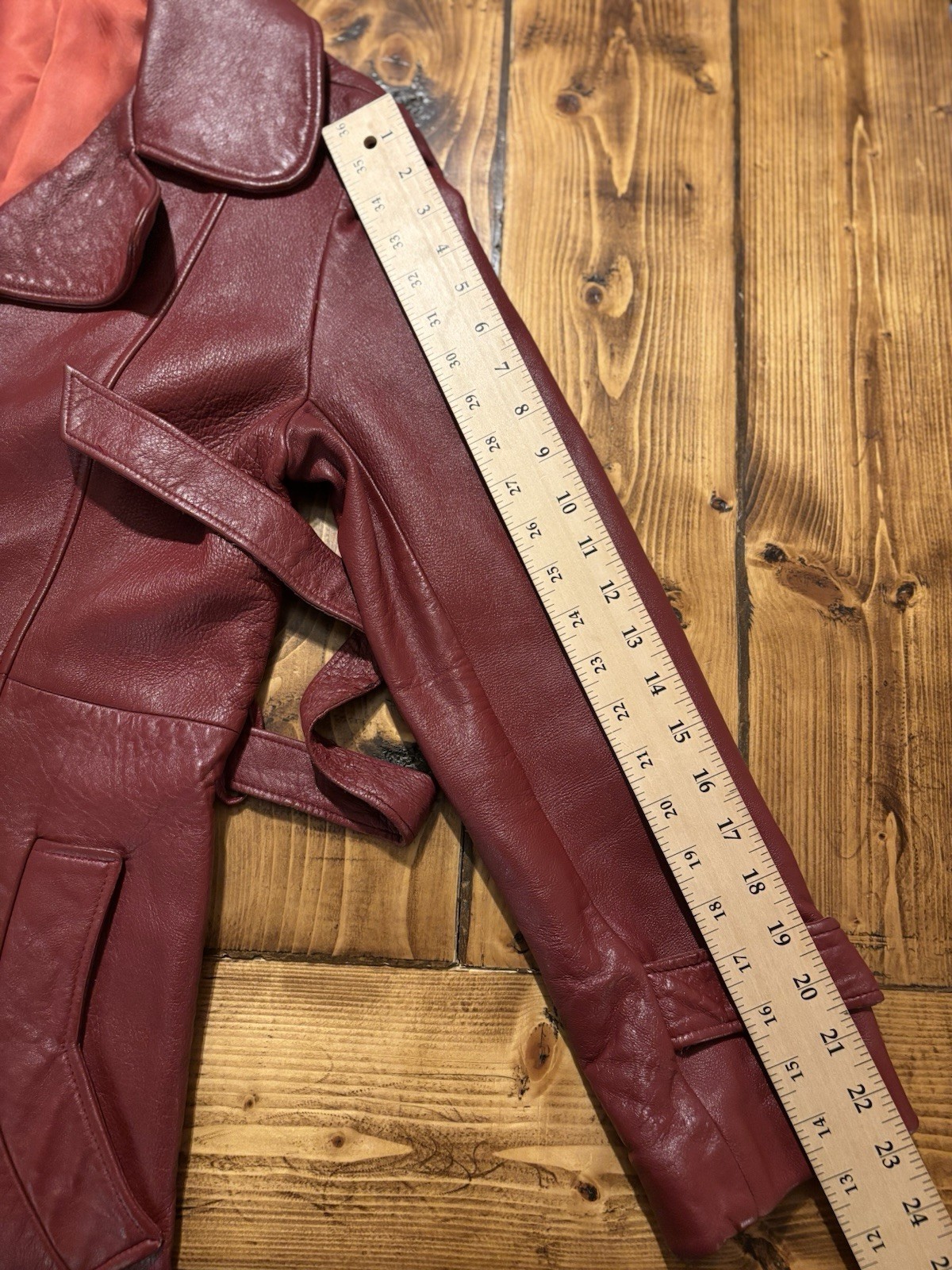 Vtg Leathers by New England Sports Wear Co Leather Trench Coat Women’s Medium