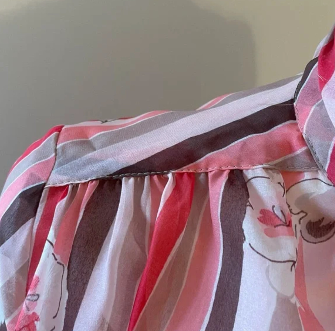 Lola New Zealand Vintage Sheer Shirt Dress