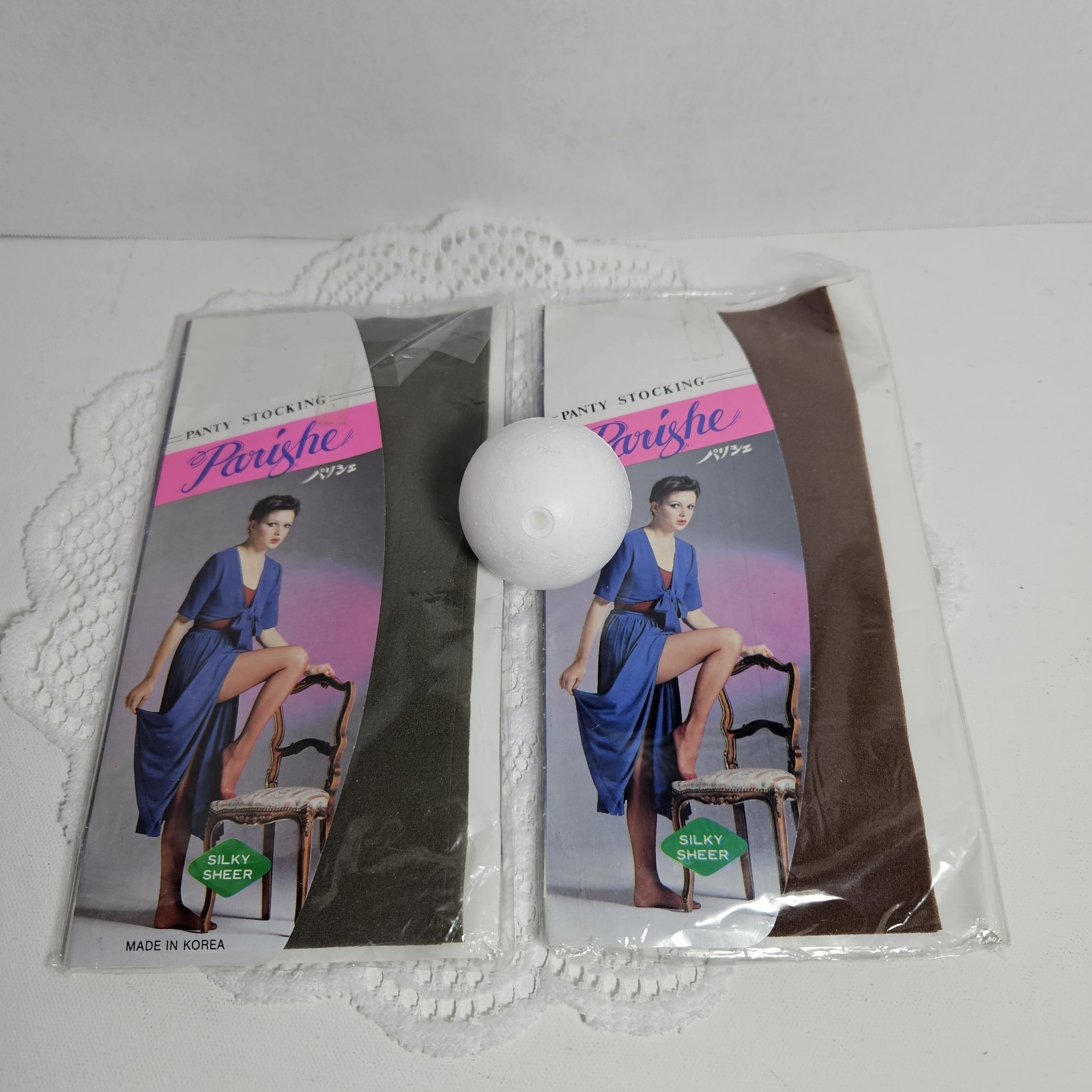 Panty Stocking PARISHE Silky Sheer 5′ to 6′ Grey Taupe 100-200 LBS