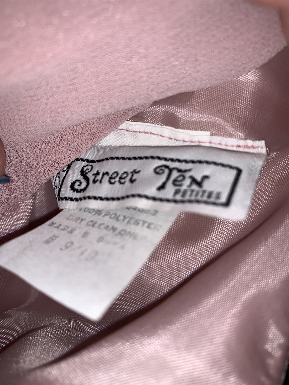 Womens 9/10 Vintage Skirt Suit, Bling Glam Rock Pearls 1960 “Street Ten Petites”