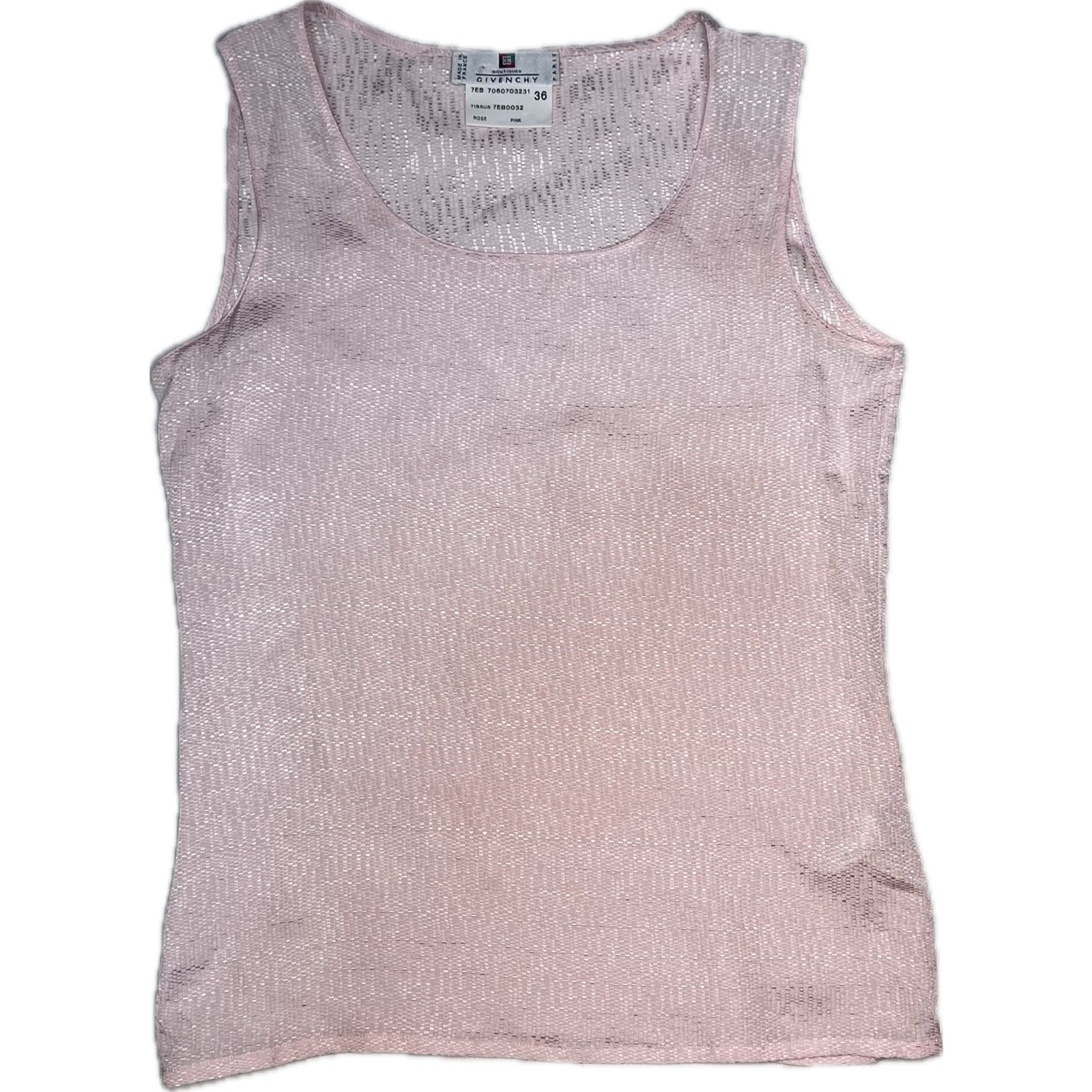 GIVENCHY Vintage *Never Worn* Pink Silk Camisole Size 4 US/36 FR – 1980s/1990s