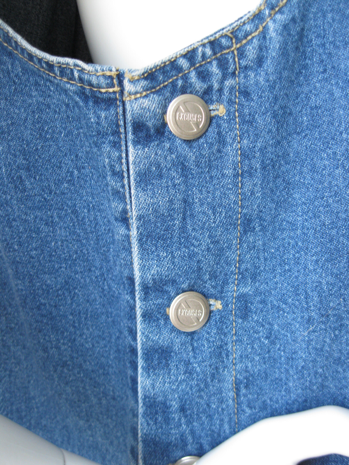 Vintage 90’s/Y2K New NO EXCUSES ORIGINAL Denim dress Size M Nice! Rare!