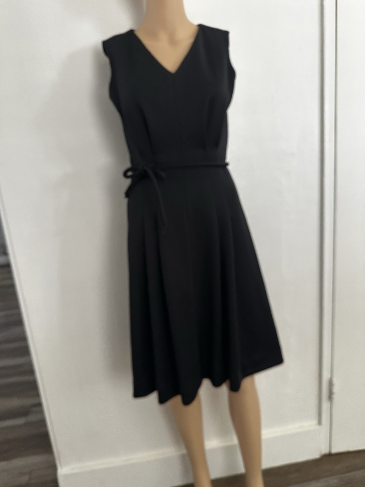 Vintage 60’s MOD Bleeker Street Mid Century Modern Shift Dress Medium Black Euc