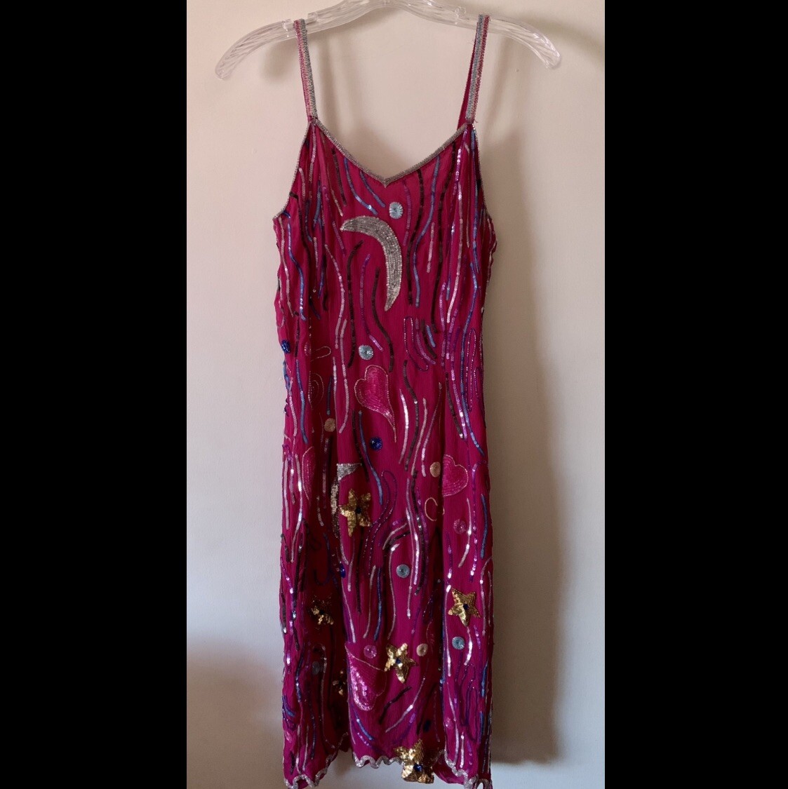 VTG Judith Ann Creations Sequins Dress Sz XS Similar Worn By Annette Funicello