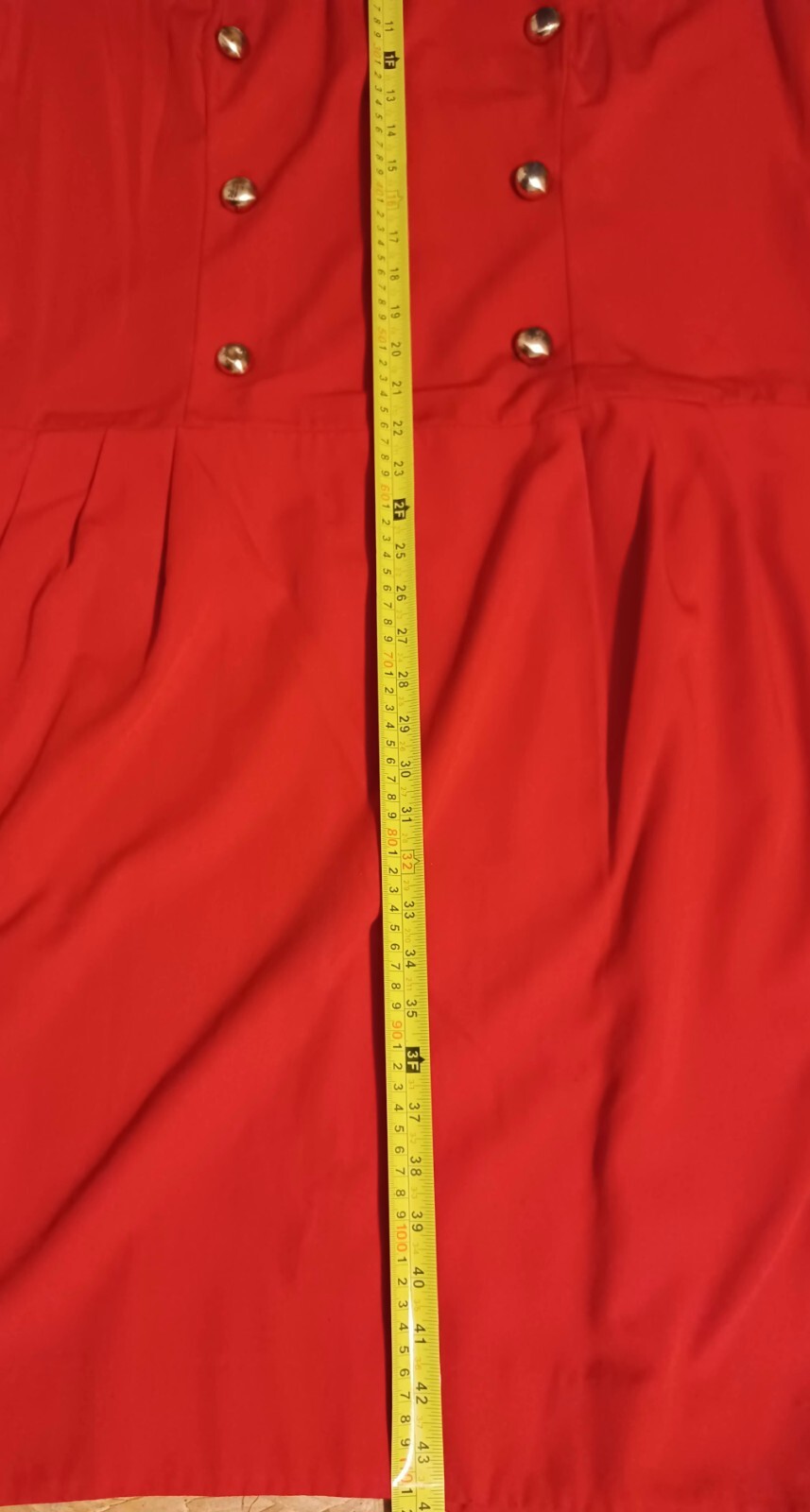 Vintage Ari’s Korner Red Maxi Dress With Button Details – Plus Size 20