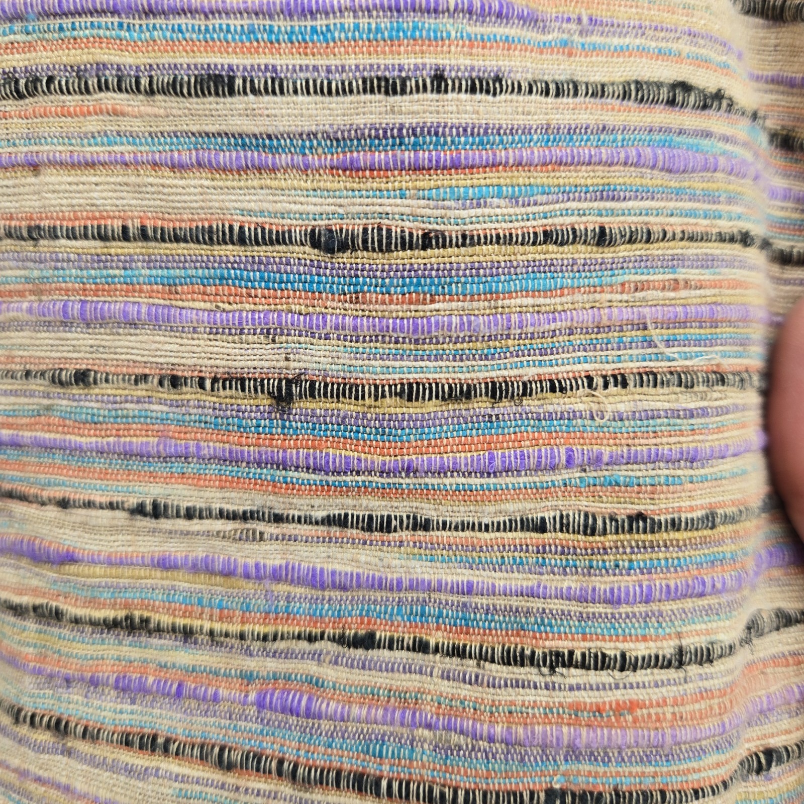 VTG OFAK Santa Fe Artisan & Weaver Chris O’Connell Striped Sleeveless Vest O/S
