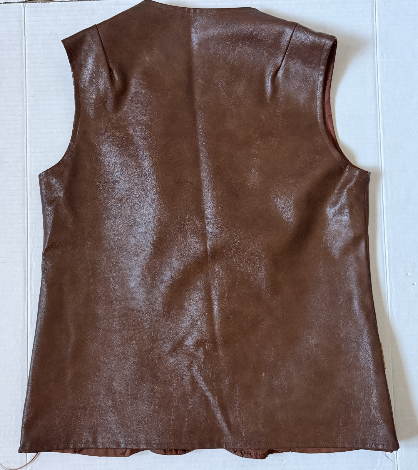Vintage ILGWU INT LADIES GARMENT WORKERS UNION – Women’s Leather Vest – Small