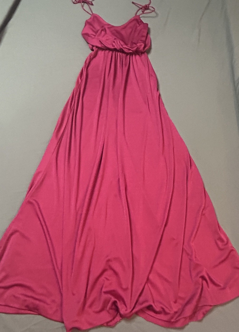 Vintage Climax By David Howard Long Red Formal Dress Sz Small Evening Ware