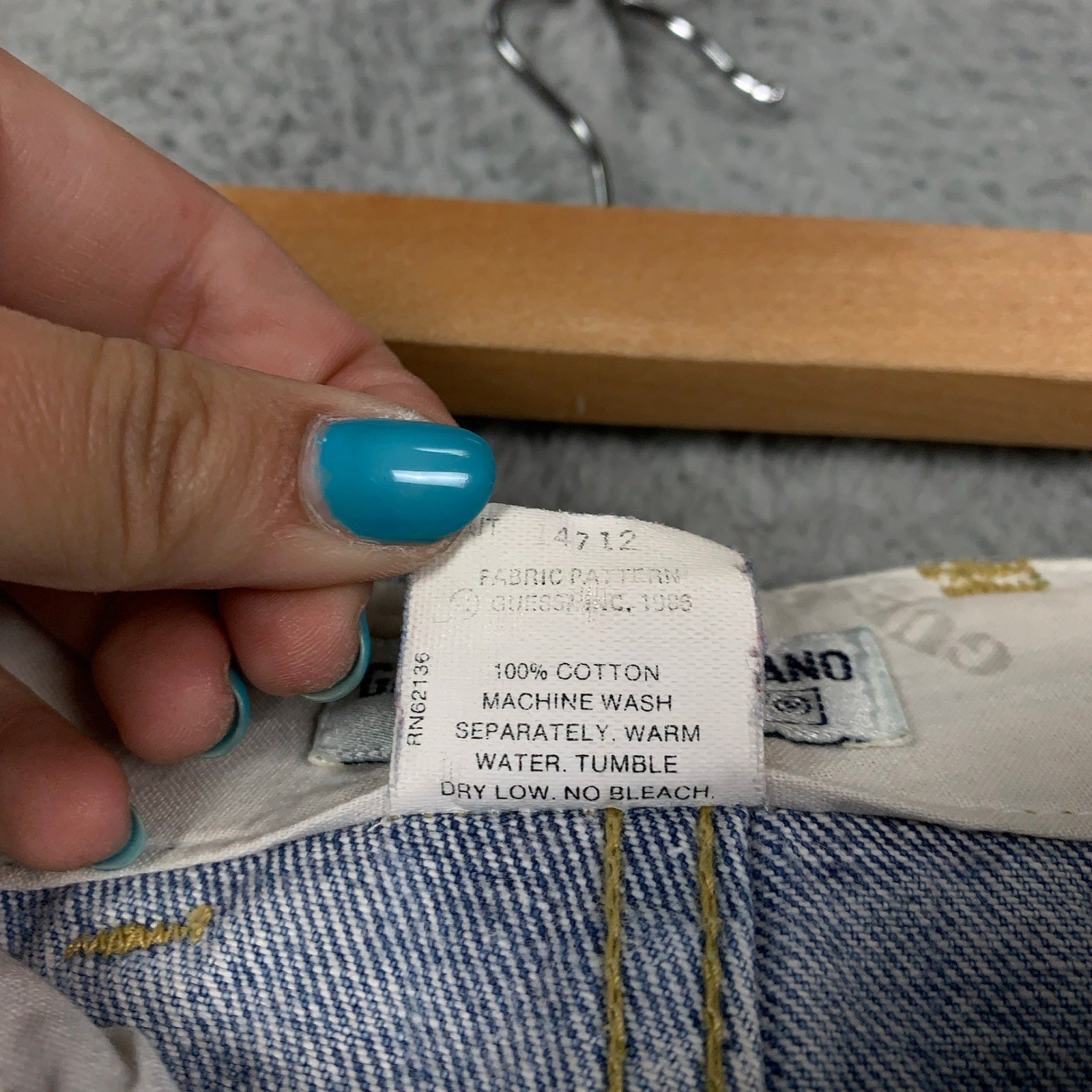 Vintage Guess Georges Marciano Denim Skirt Womens 30 Blue Button Fly High Waist