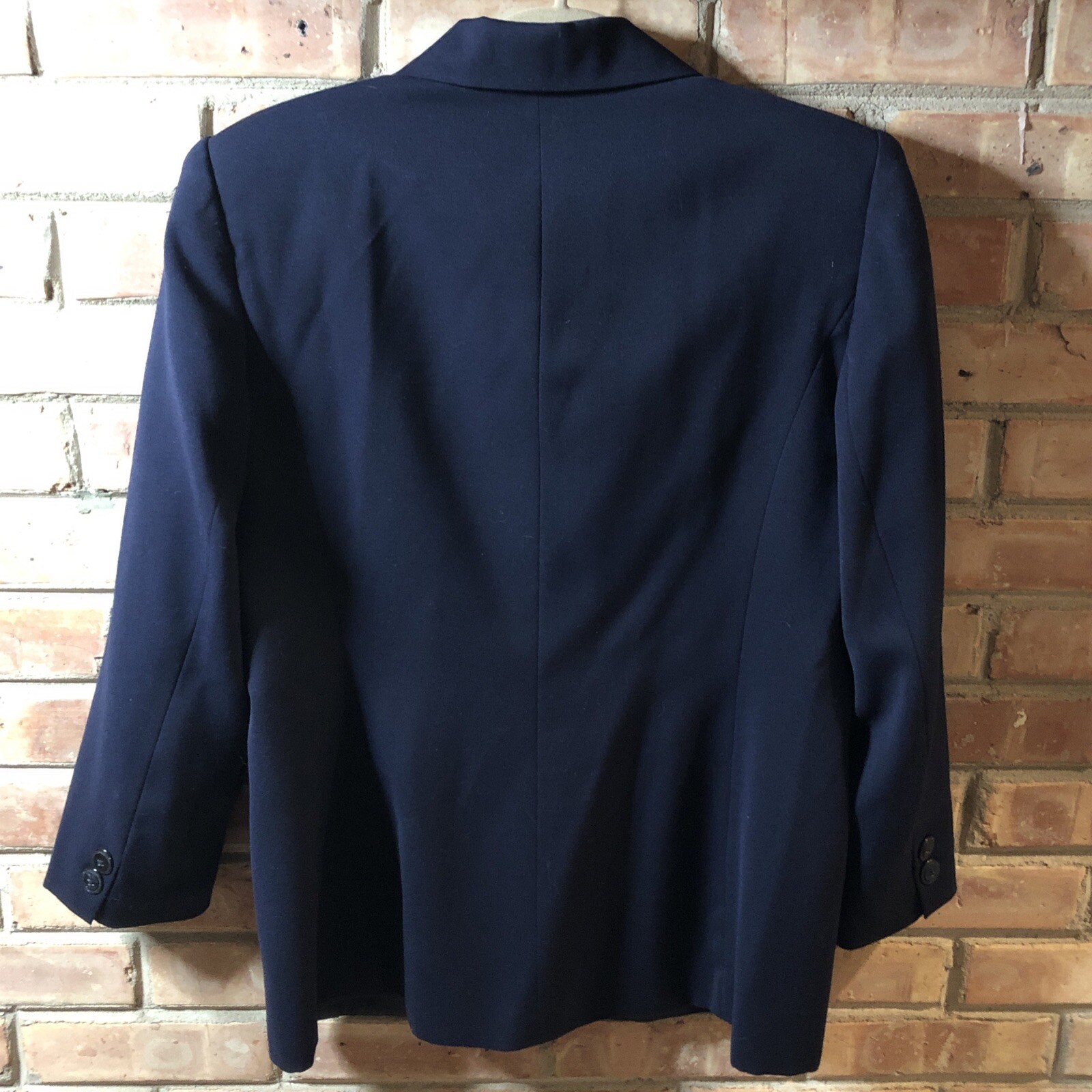Vintage Blazer Jacqueline Ferrar Blue Women’s Suit Coat US Sz 10 Grannycore Coat