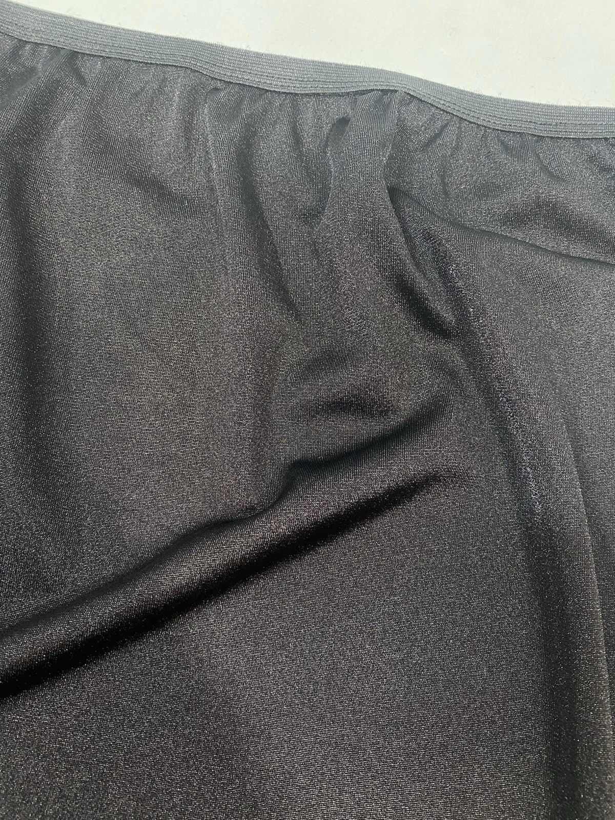 Black Half Slip SIZE 2X PLUS 26/28 black nylon classic modest COMFORT CHOICE