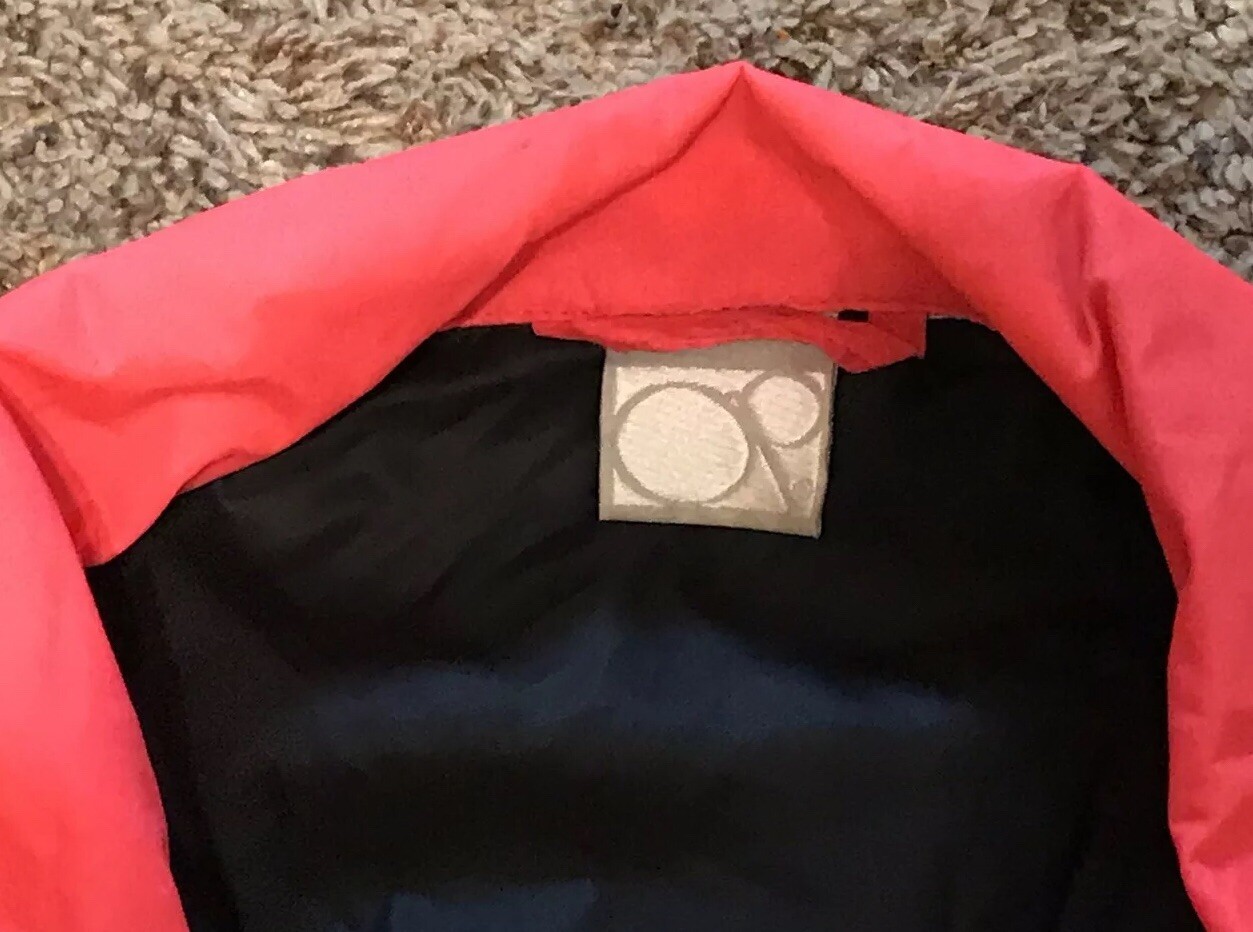 Vintage 1980’s OP Ocean Pacific Hot Pink / Black Pullover Windbreaker, Sz. Large